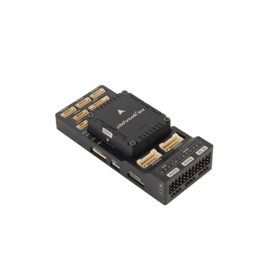 HolyBro Pixhawk 6X (ICM-45686) Plastic Flight Controller with Mini Set M9N/M10 GPS Module for RC Multirotor Airplane